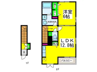 ルミエールマゴジVIの間取り