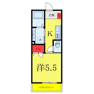 ダイワレジデンス川口【2階】の間取り