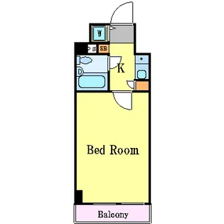 ナイスアーバンスピリッツ横濱吉野町【4階】の間取り