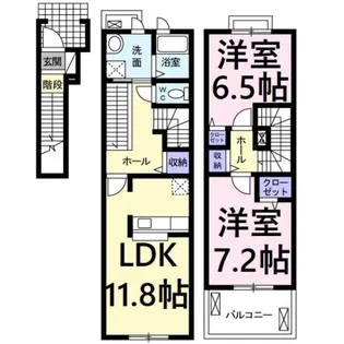 ガーデニア エスの間取り