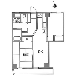 【ハニーコート向ヶ丘】【3階】の間取り