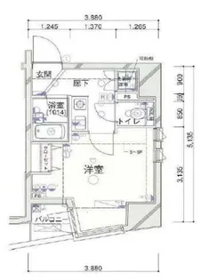 OLIO四谷【2階】の間取り