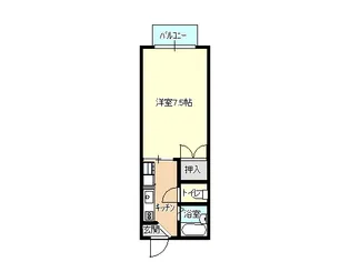 コーポヒデ【2階】の間取り