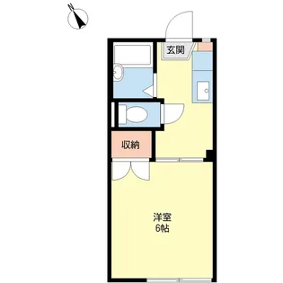 ハイツ望星A棟【1階】の間取り