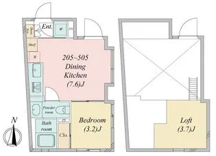 Grande Sekimachi Minami【5階】の間取り