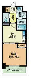 エメロード博多駅東【4階】の間取り