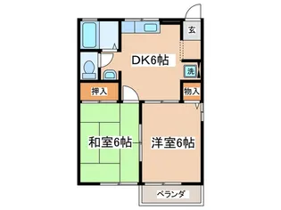 レモンハイム【2階】の間取り