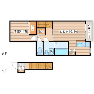 Top Range ARAI【2階】の間取り