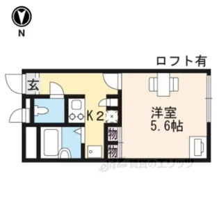 レオパレス滋賀【2階】の間取り