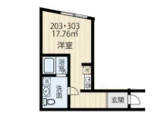 レオーネ千住新橋【3階】の間取り