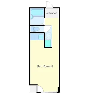 ハイツ横浜【7階】の間取り