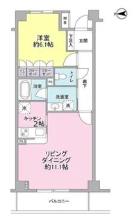 ベル・ソレイユ【2階】の間取り