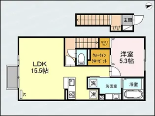 グランディール・メイ【2階】の間取り