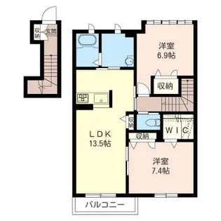 フェアモント【2階】の間取り