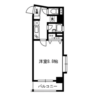 クリエ笹塚【5階】の間取り