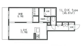 ウェンブリーレイクタウン【3階】の間取り