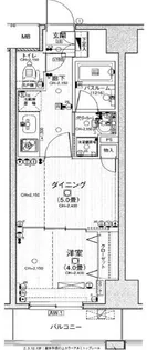 日神デュオステージ浅草【7階】の間取り