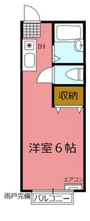 マローブルー北小金【1階】の間取り