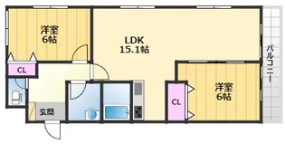 レスタ・ミ・コンフォーレ【3階】の間取り