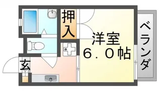 メルベイユ千里山北棟【2階】の間取り