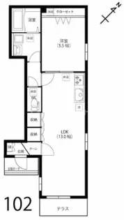 Blue Oak【1階】の間取り