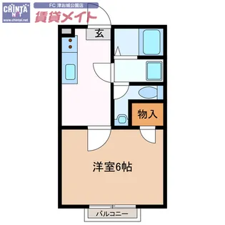 Porto I【2階】の間取り