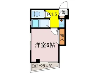 千野ハウス【2階】の間取り