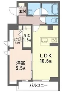 トロワ モンテ【1階】の間取り