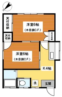 吉田コーポII【2階】の間取り