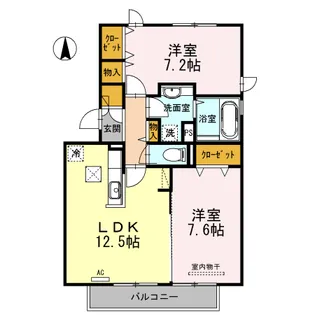Re・EARTHの杜 たね【1階】の間取り