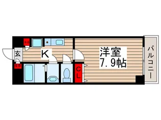 フォレスト千住【2階】の間取り