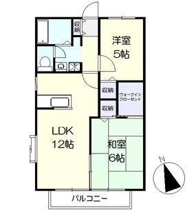 グランシード蛇田【2階】の間取り