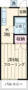 コーポ畠山【2階】の間取り
