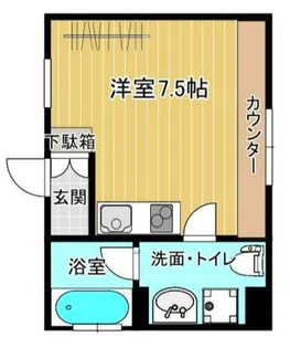 ドルチェ仲六郷【5階】の間取り