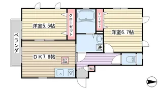 ヴィラハウス【1階】の間取り