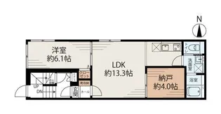 ハウス亀戸【4階】の間取り