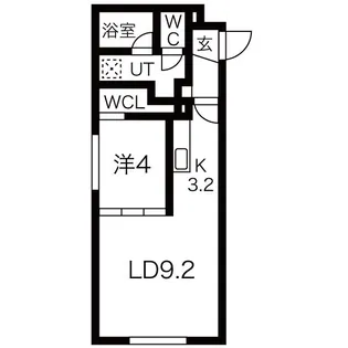 メゾンサクラ【1階】の間取り