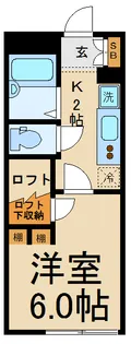 メルヴェイユー【1階】の間取り