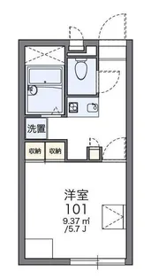 レオパレスリコリス(31172)【2階】の間取り