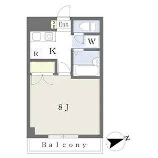ロイヤルプラザ郡山【4階】の間取り