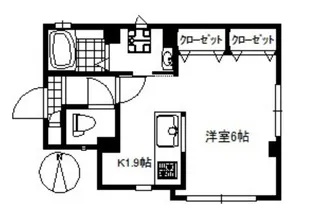クレア平林【2階】の間取り