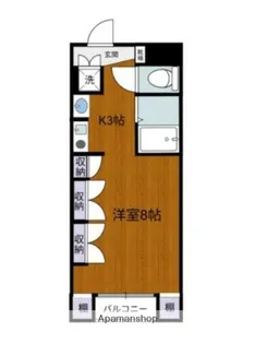 K2フラット【1階】の間取り