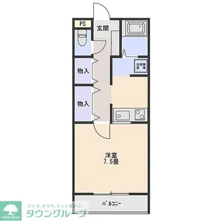 Compartmentアイビー【1階】の間取り