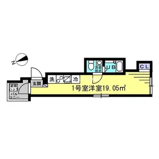 アージュドール門前仲町【5階】の間取り