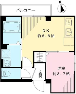 メゾンドレスポワール【3階】の間取り