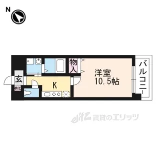 ブエナビスタ南草津【4階】の間取り