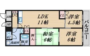 ヴィラクレスト【2階】の間取り