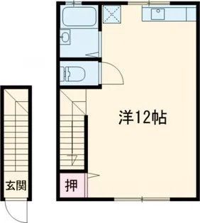 ゴールドクラウン【2階】の間取り