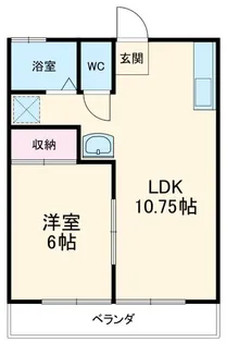 東ハイツ【1階】の間取り