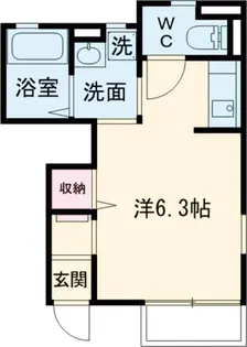 クローバーハイツ【1階】の間取り